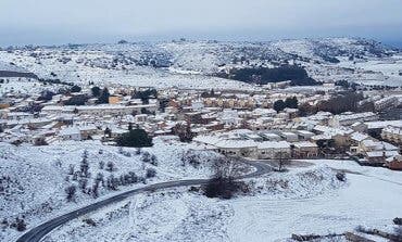 La nieve se queda a las puertas de Alcalá de Henares