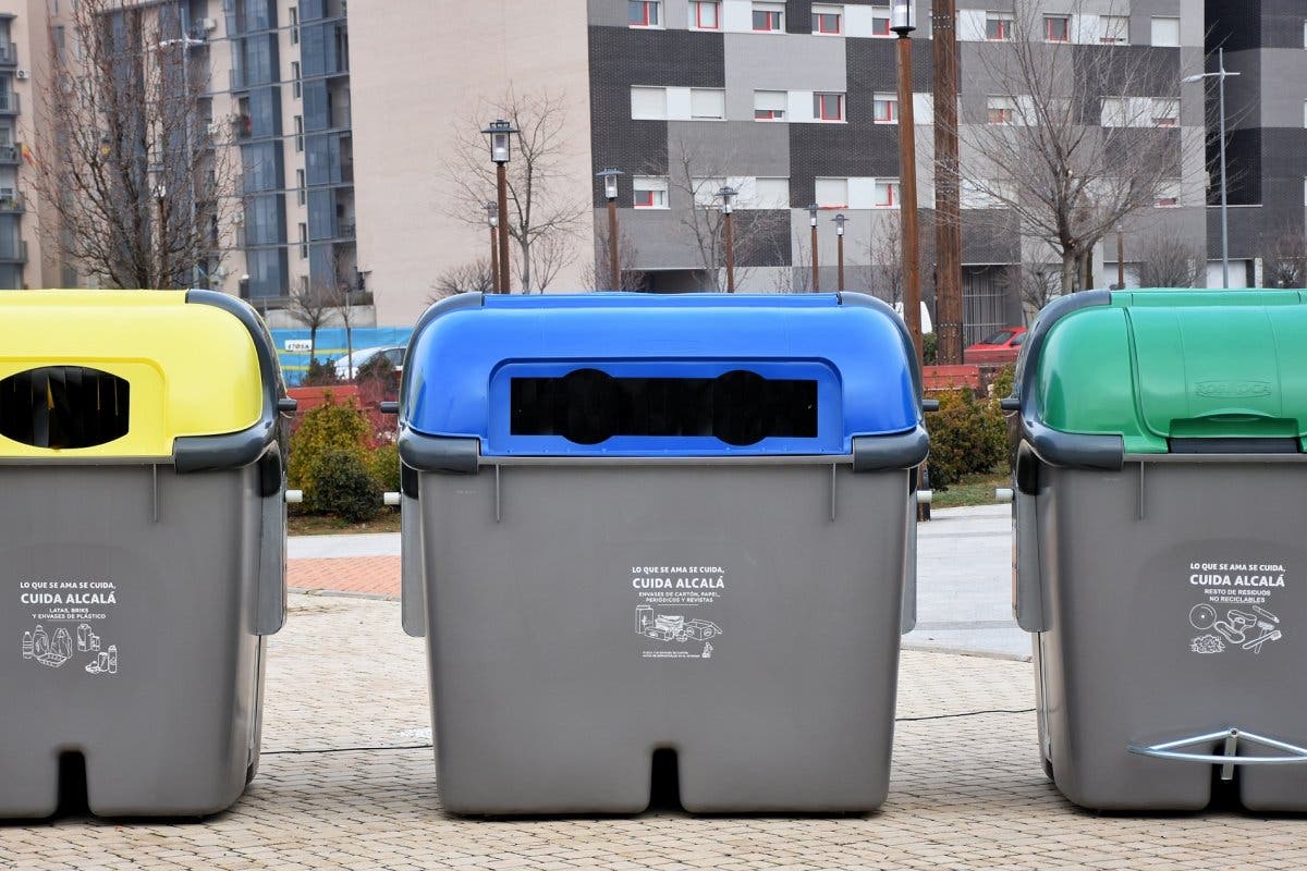 Así son los nuevos contenedores de basura de Alcalá de Henares