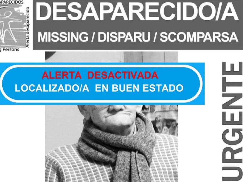 Localizado un anciano con alzheimer desaparecido de una residencia