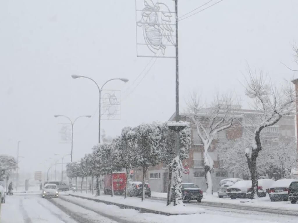 La nieve podría llegar al Corredor del Henares este sábado