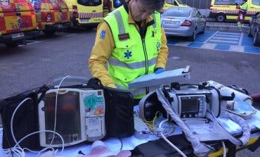 Muere un motorista de 55 años arrollado por un coche en Madrid