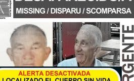 Localizan el cuerpo sin vida del anciano desaparecido en Madrid