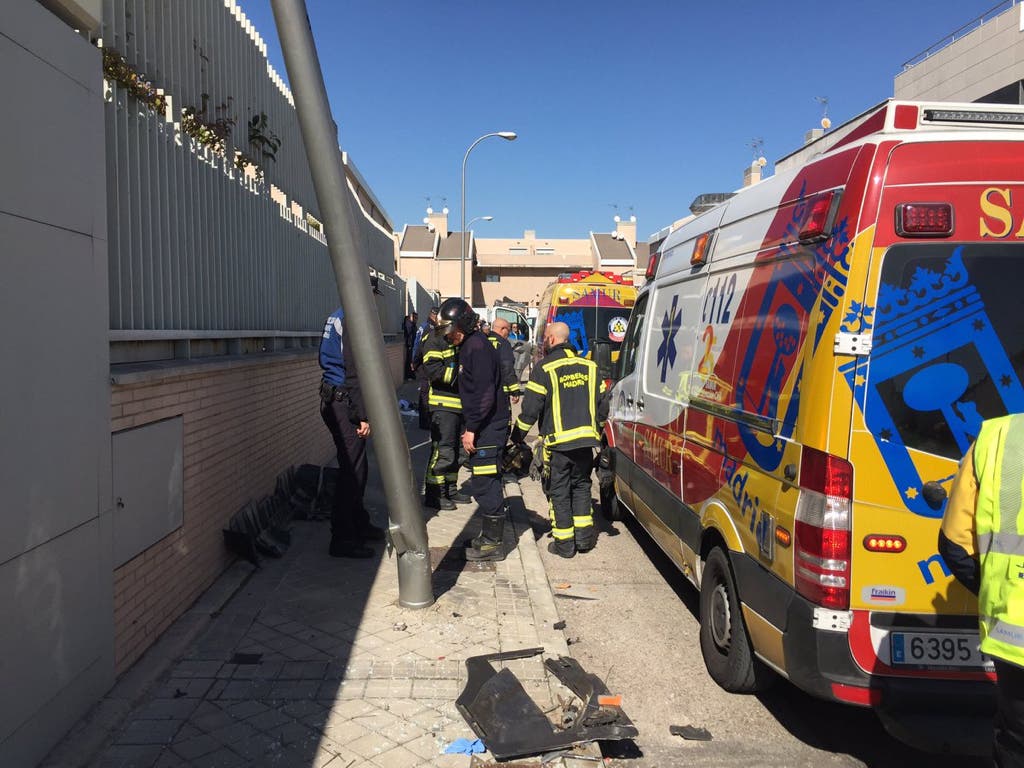 Herido grave al ser atropellado por su propio camión en Madrid