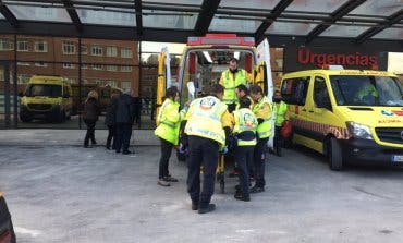 Herido grave un hombre tras caer desde siete metros de altura