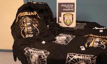 Requisan camisetas falsas de Metallica durante su concierto en Madrid