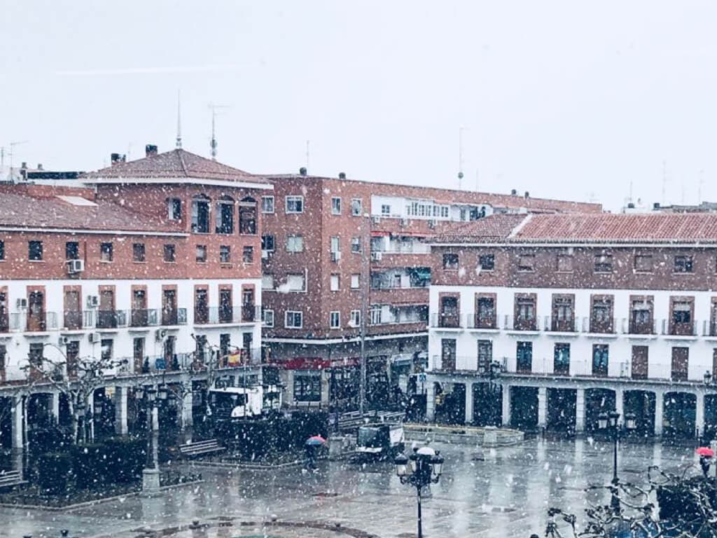 El temporal de nieve en el Corredor del Henares, en imágenes