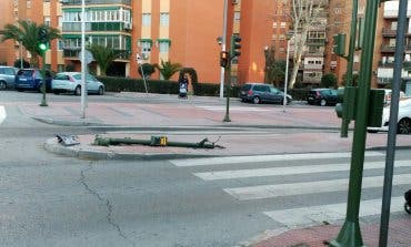 Nuevo accidente en un «peligroso» tramo del Paseo Pastrana de Alcalá