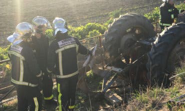 Muere un hombre de 91 años en una finca aplastado por su tractor