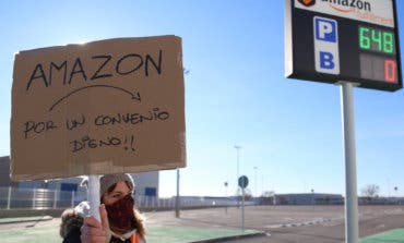 Los trabajadores de Amazon se concentran este viernes en Alcalá y Torrejón