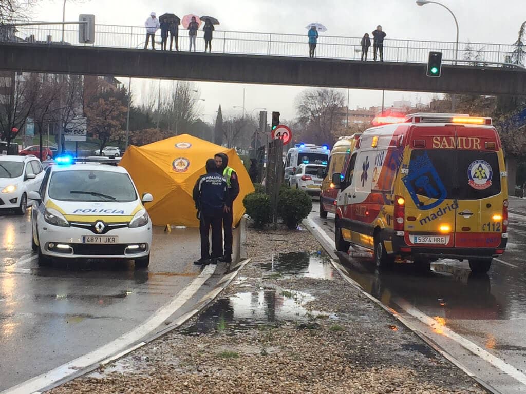 Muere una mujer de 72 años atropellada en San Blas