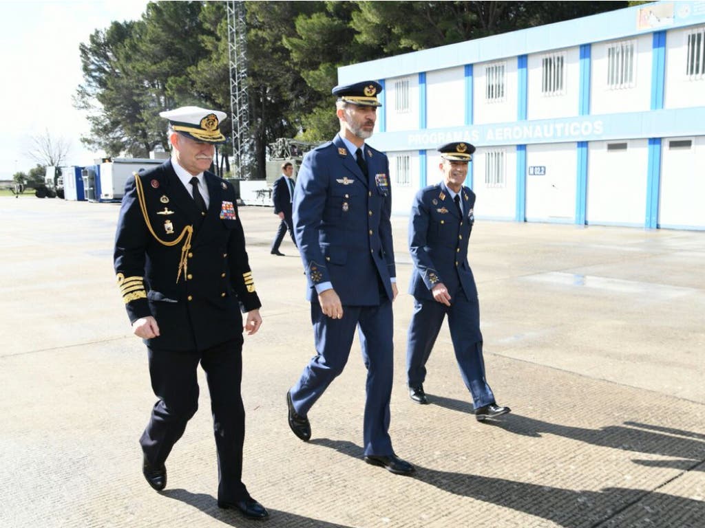 La visita del rey Felipe VI a Torrejón de Ardoz, en imágenes