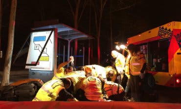 Muy grave un motorista tras sufrir un accidente en Madrid