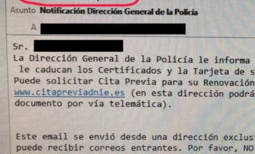 La Policía advierte: si recibes un correo como este no es un bulo