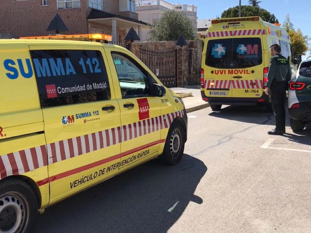 La madre de la niña que cayó a una piscina en Rivas: «Gracias por salvarle la vida»