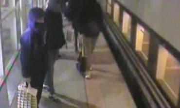 Detenidos cuatro grafiteros por sembrar el pánico en un tren de Cercanías 