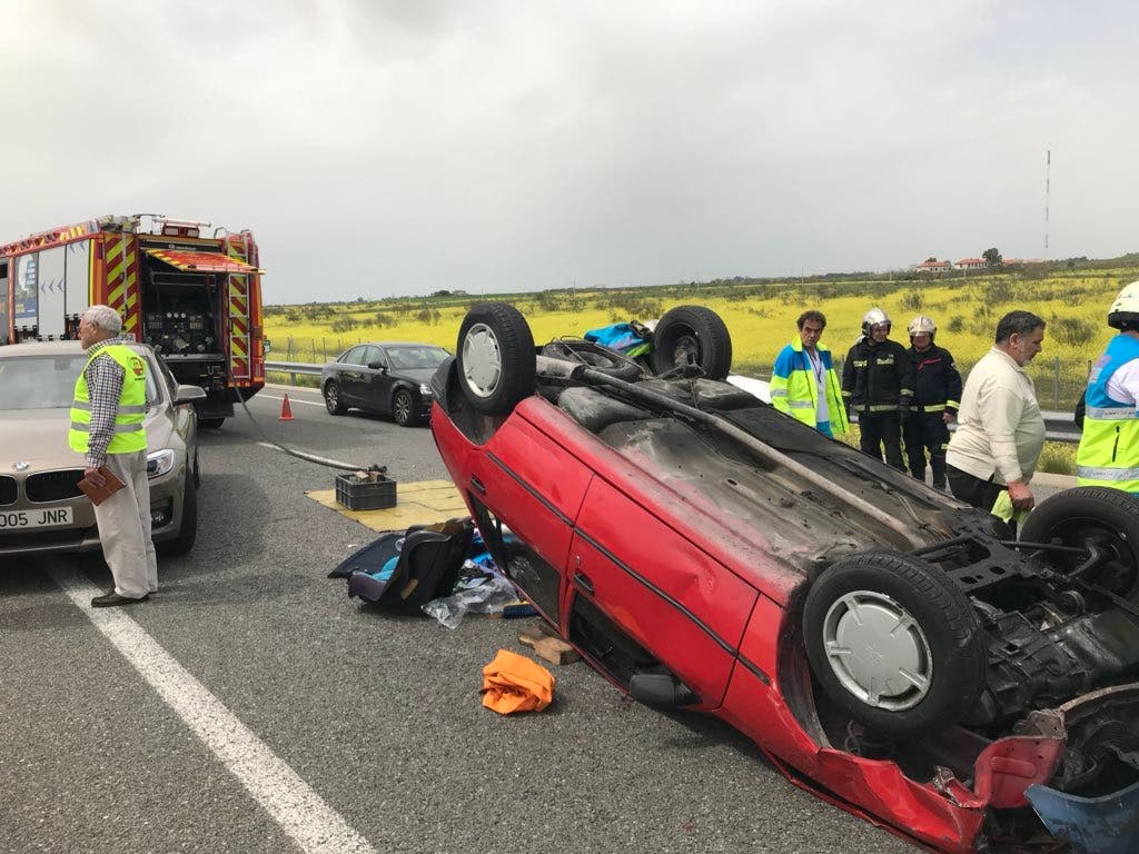 Un hombre pierde 3 dedos de una mano en un accidente en la M-419