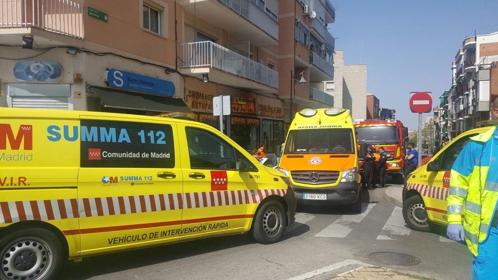 Muy grave un hombre al caer desde un primer piso en Alcobendas