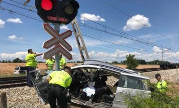 Los tres fallecidos arrollados por un tren en Fontanar eran temporeros búlgaros