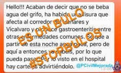 Un bulo sobre el agua se expande en el Corredor del Henares