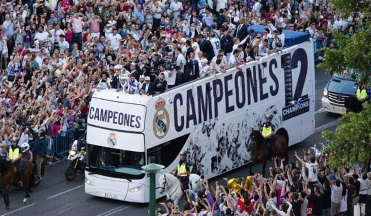 Así será la celebración del Real Madrid por la capital tras ganar la Champions