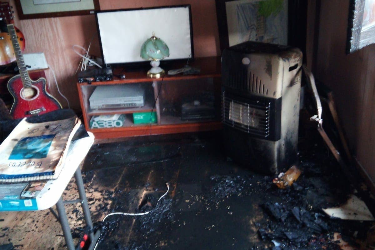 Dos heridos tras un incendio en una vivienda de Tierzo (Guadalajara)