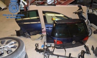 Cae una red que despiezaba en Alcalá de Henares los coches que robaba
