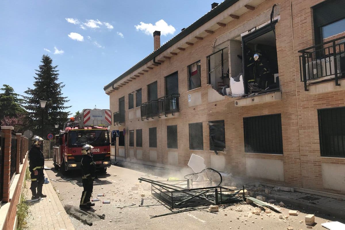 Explosión en una vivienda de Talamanca de Jarama con un herido