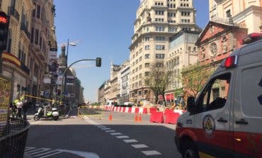 Desalojan la calle Alcalá y Gran Vía por un escape de gas 