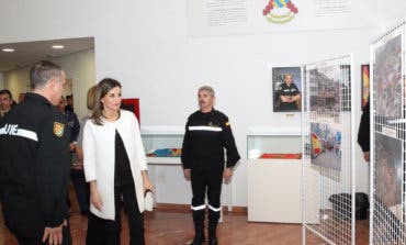 La visita de la reina Letizia a Torrejón, en imágenes 