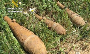 Un vecino de Guadalajara encuentra tres granadas de mortero de la Guerra Civil