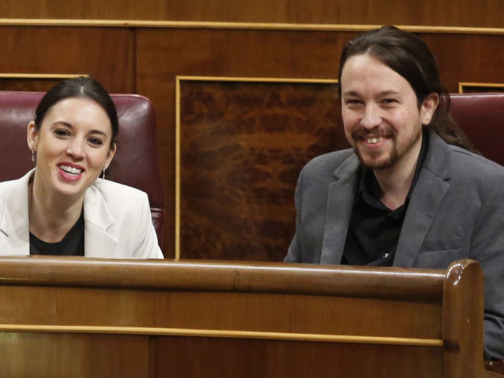 Irene Montero da a luz en Madrid a sus mellizos de forma prematura