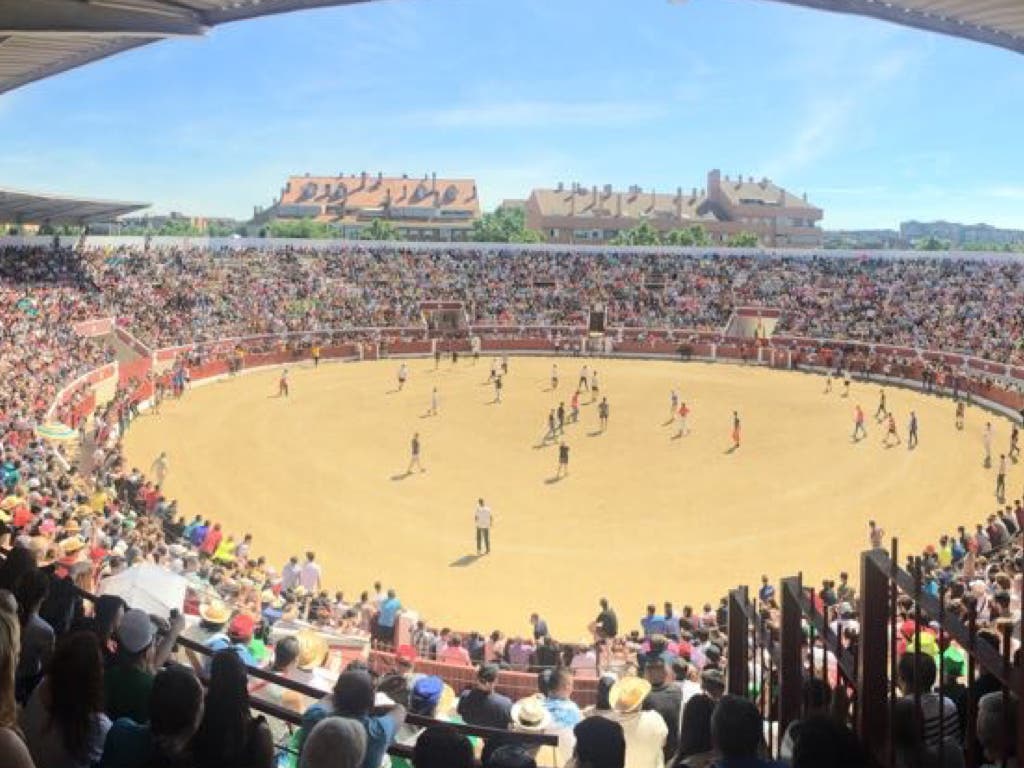 El último encierro de las Fiestas de Torrejón