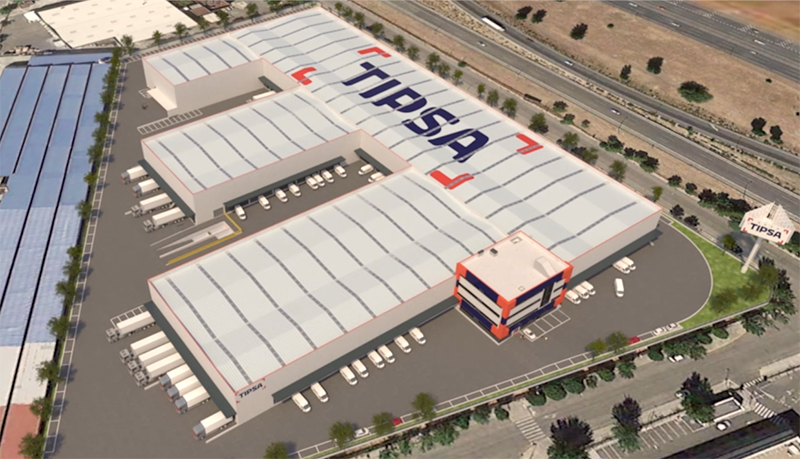 TIPSA construye en San Fernando el mayor centro de transporte urgente de España