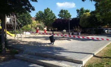 Buscan a los autores de esta gamberrada en un parque de Daganzo