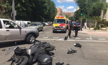 Un motorista muy grave y otro grave en dos accidentes en Madrid