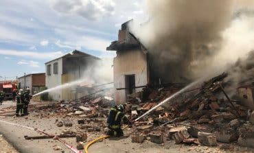 Un incendio en la Cañada Real destruye una vivienda, dos naves y una chabola