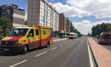 En estado crítico una mujer atropellada por un autobús interurbano