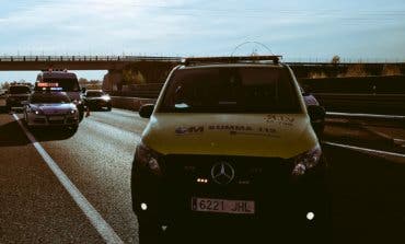 Fallece un motorista tras chocar contra otra moto en la M-521