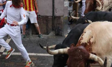 Herido un joven de San Fernando de Henares en el sexto encierro de San Fermín 