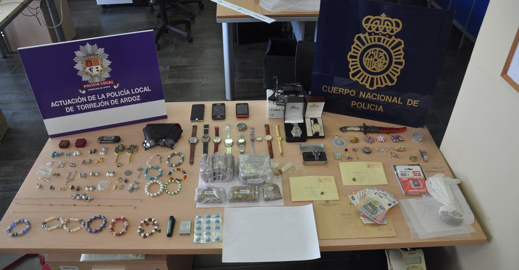 Detenido en Torrejón por robar a su camello más de un kilo de droga