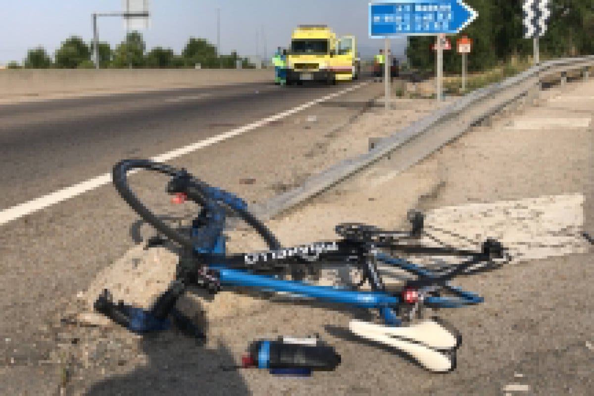 Herido grave un ciclista tras ser atropellado en la M-505