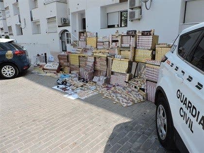 Desmantelado un grupo dedicado al contrabando de tabaco que operaba en Torrejón