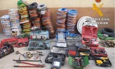 Detenidos en Mejorada y Loeches por robos en naves industriales