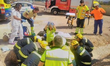 Grave accidente laboral en Marchamalo (Guadalajara)