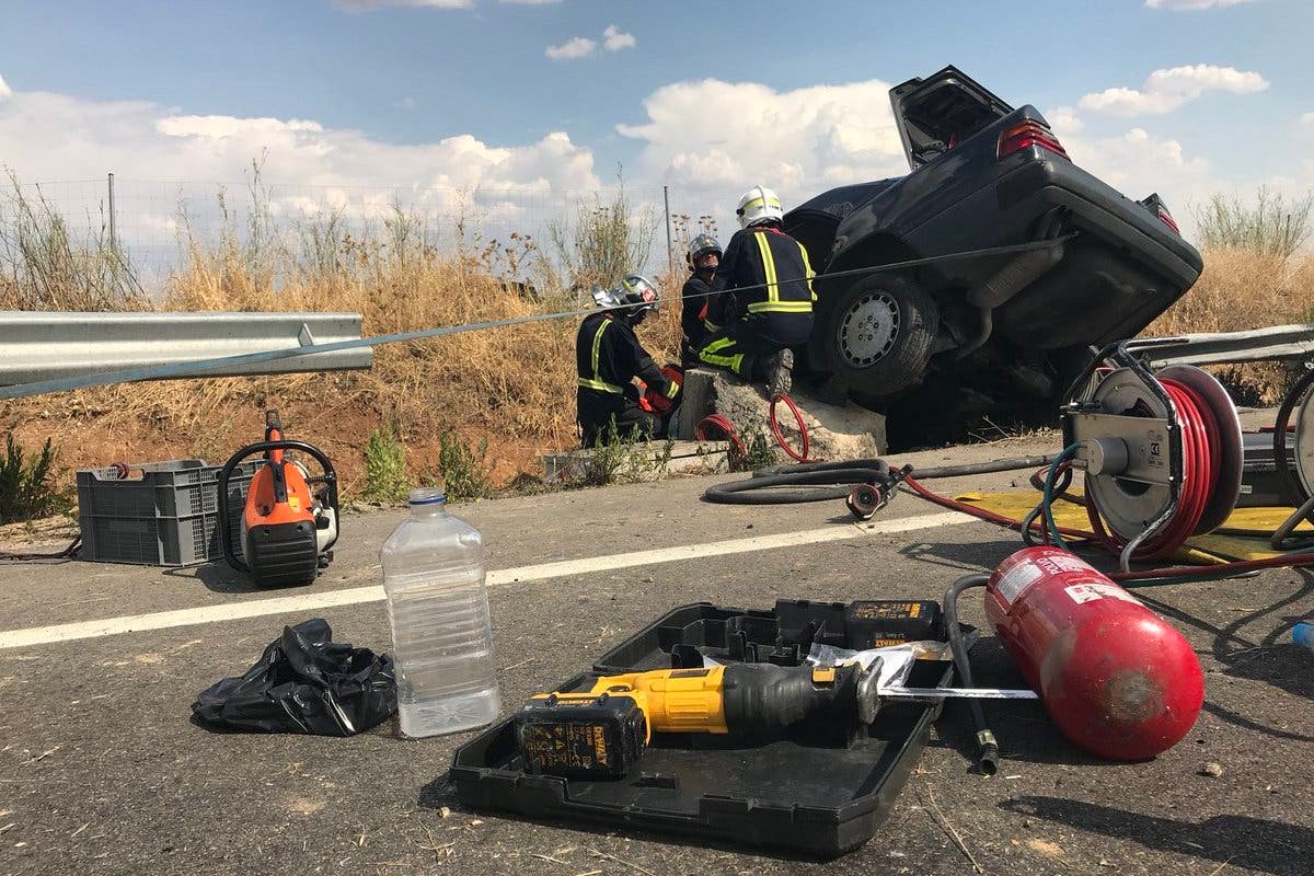 Muere un conductor en un accidente de tráfico en Paracuellos de Jarama