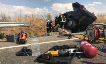 Muere un conductor en un accidente de tráfico en Paracuellos de Jarama