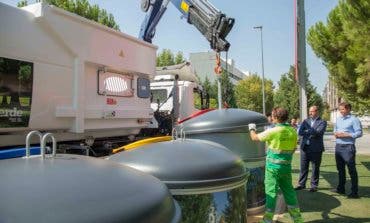 Torrejón estrena nuevos contenedores soterrados en Soto del Henares