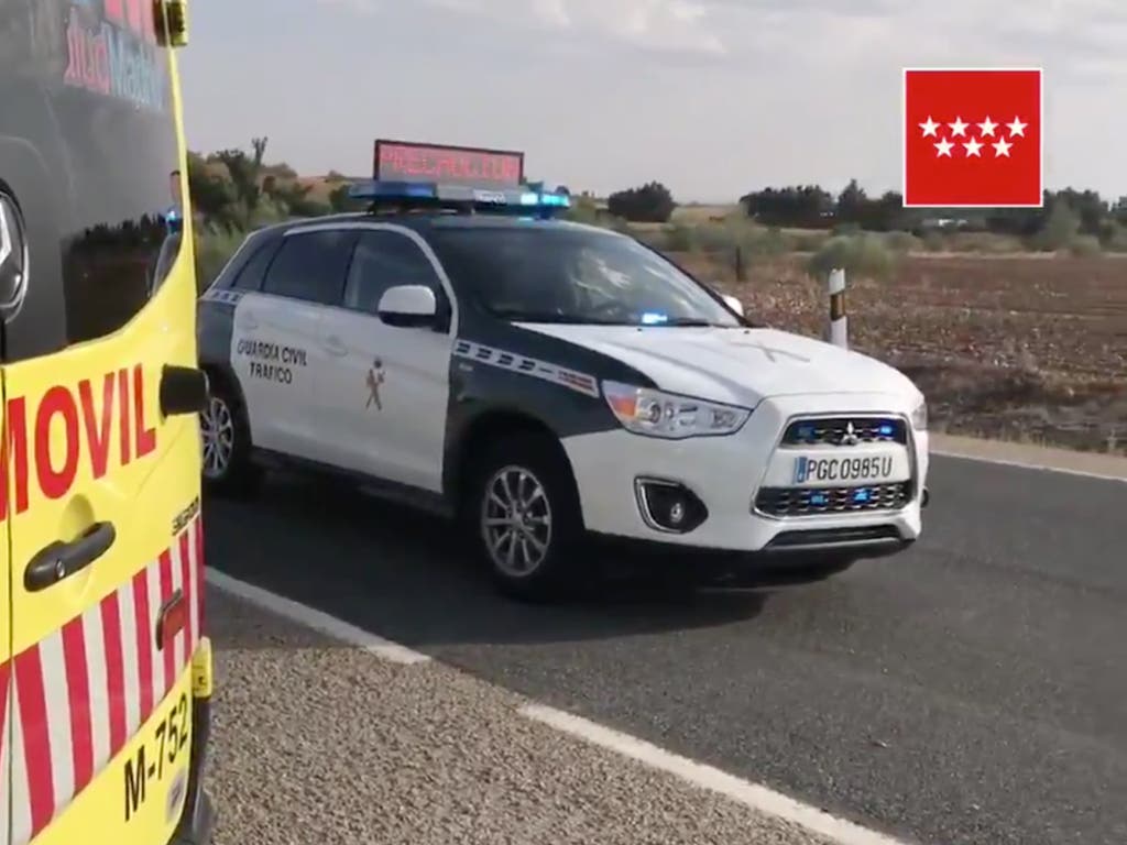 Muere un motorista en un accidente en Talamanca de Jarama 