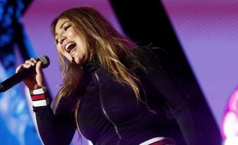 Coti, Nacho Campillo y Amaia Montero en las Fiestas de Mejorada del Campo