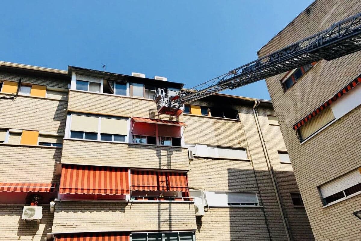 Mueren varias mascotas en un incendio en San Fernando de Henares